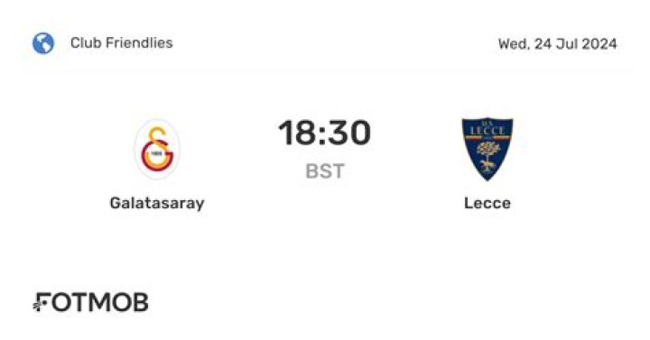 [[[TV!]!!!!!]] Galatasaray vs Lecce live online 24 July 2024