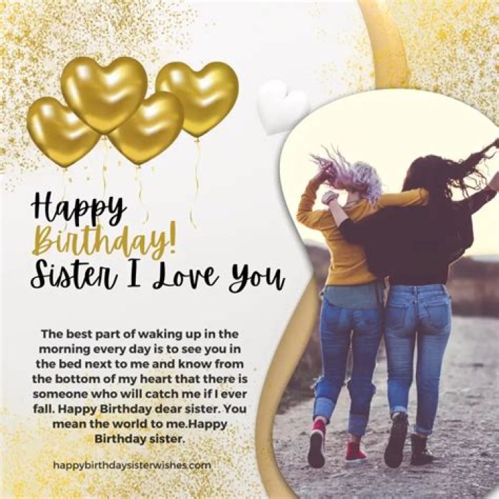 Wish Happy Birthday To Your Beloved Sister With Heartfelt Greetings